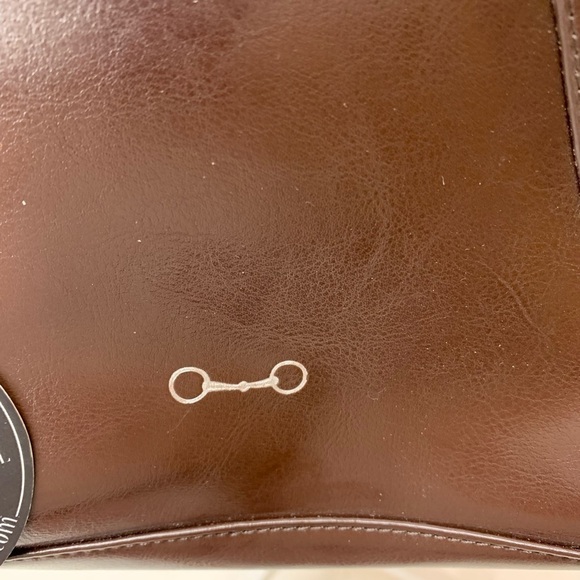 AWST crossbody purse NEW stirrup zipper pulls 6inH x 10in W x 2.5in D - Picture 3 of 10